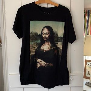 Zombie Mona Lisa novelty tee, Men’s size Large